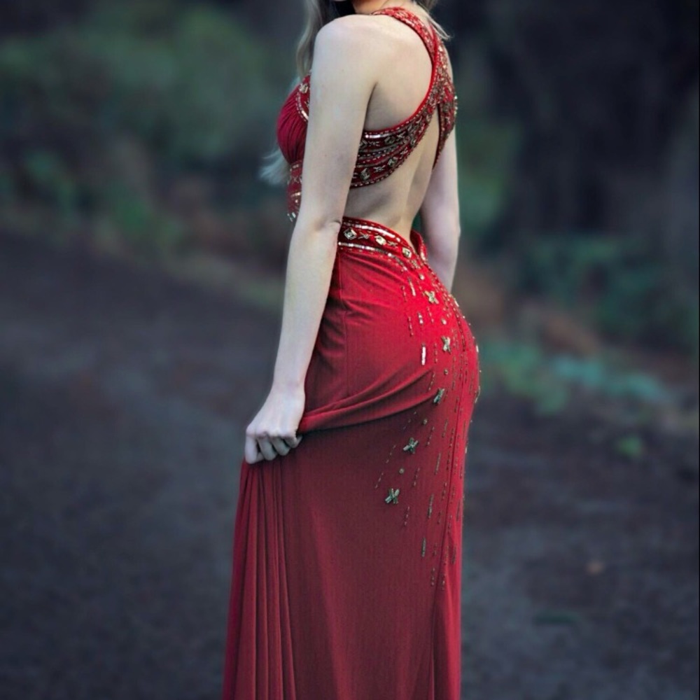 Red formal/prom dress